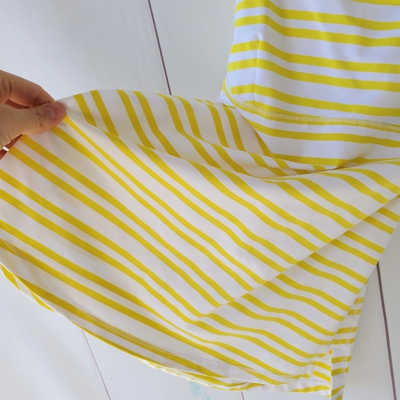Lululemon yellow striped tank top - Picture 8 of 9